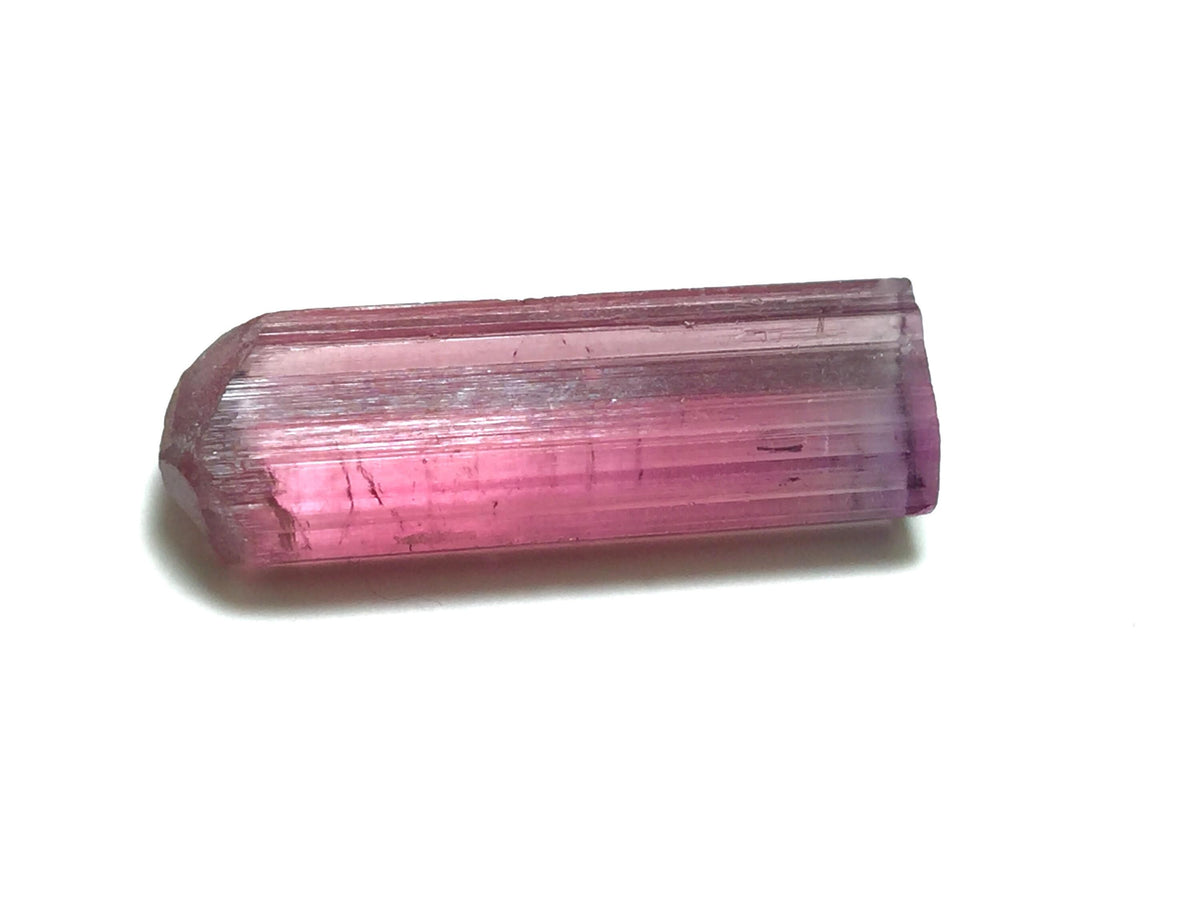 Natural Pink Tourmaline Crystal | Transparent Terminated Tourmaline Specimen | Afghanistan Gemstone