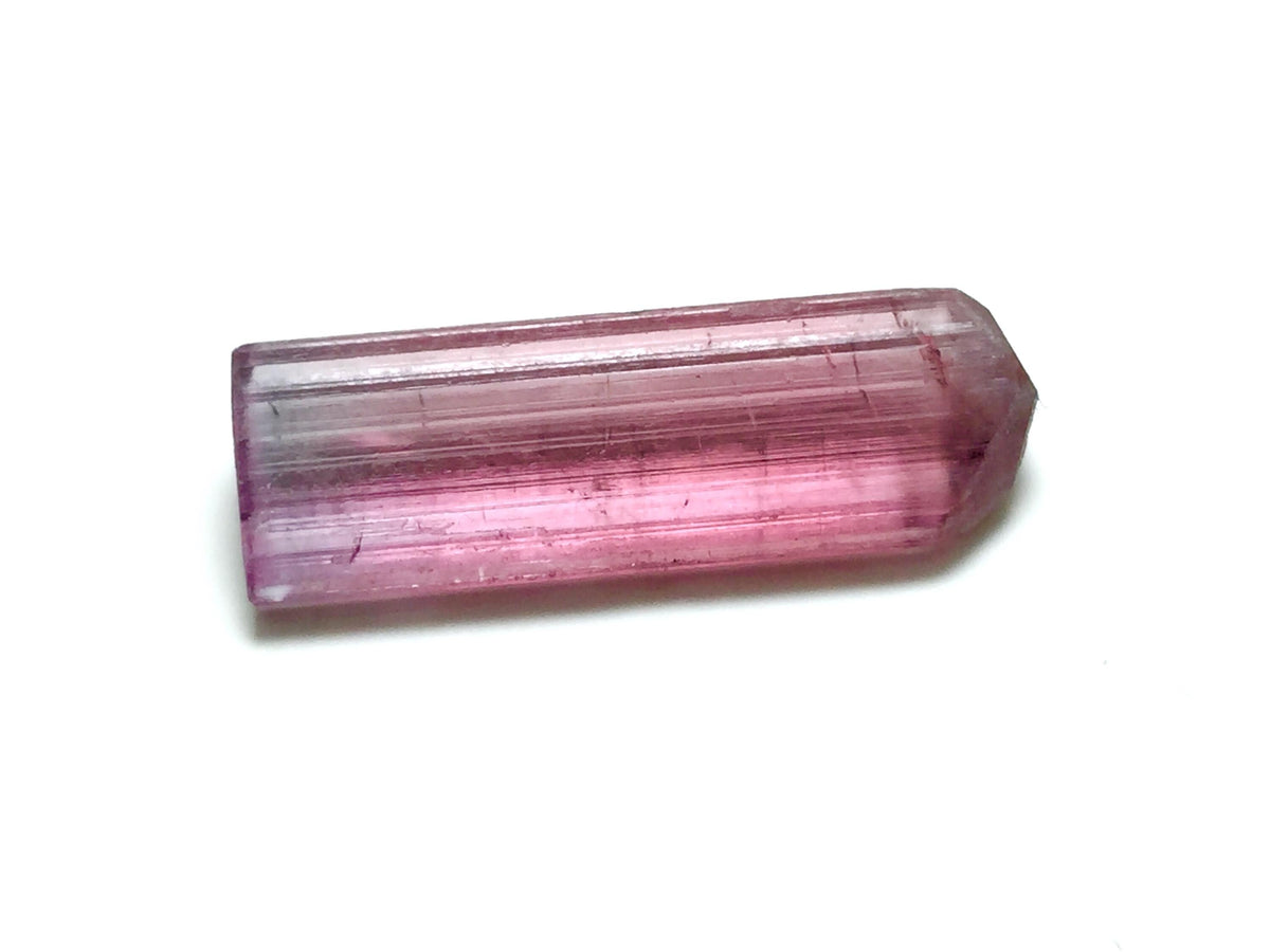 Natural Pink Tourmaline Crystal | Transparent Terminated Tourmaline Specimen | Afghanistan Gemstone