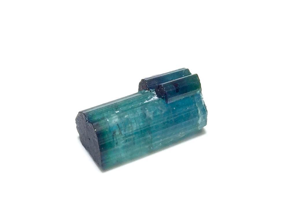 Blue Cap Bi Color Terminated Tourmaline Crystal