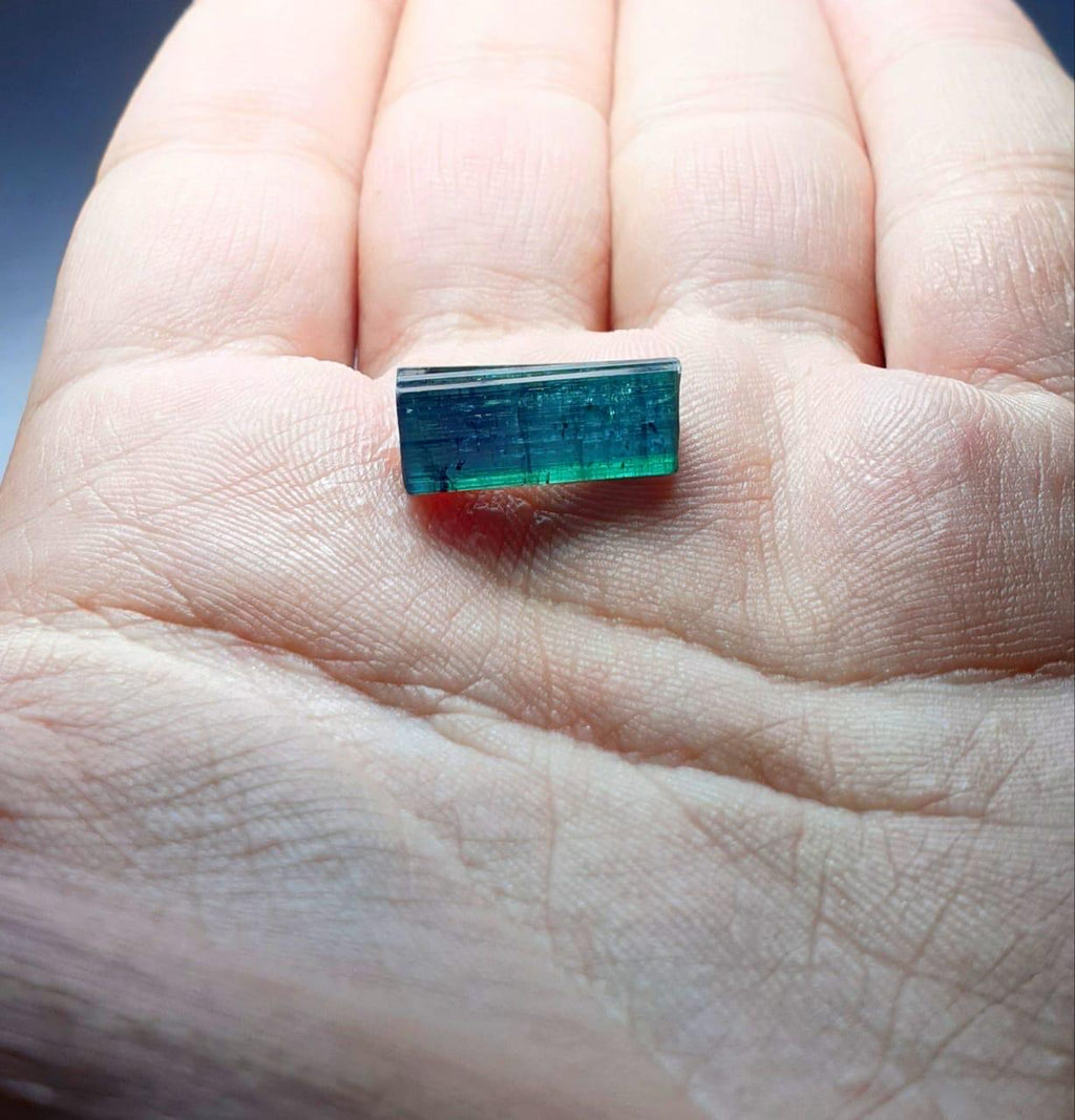 Ink Blue Tourmaline Crystal