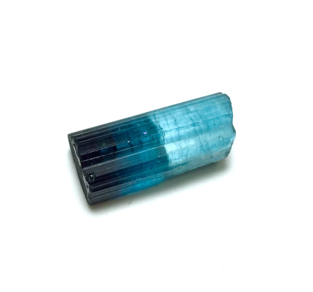Ink Blue Cap  Tourmaline Crystal