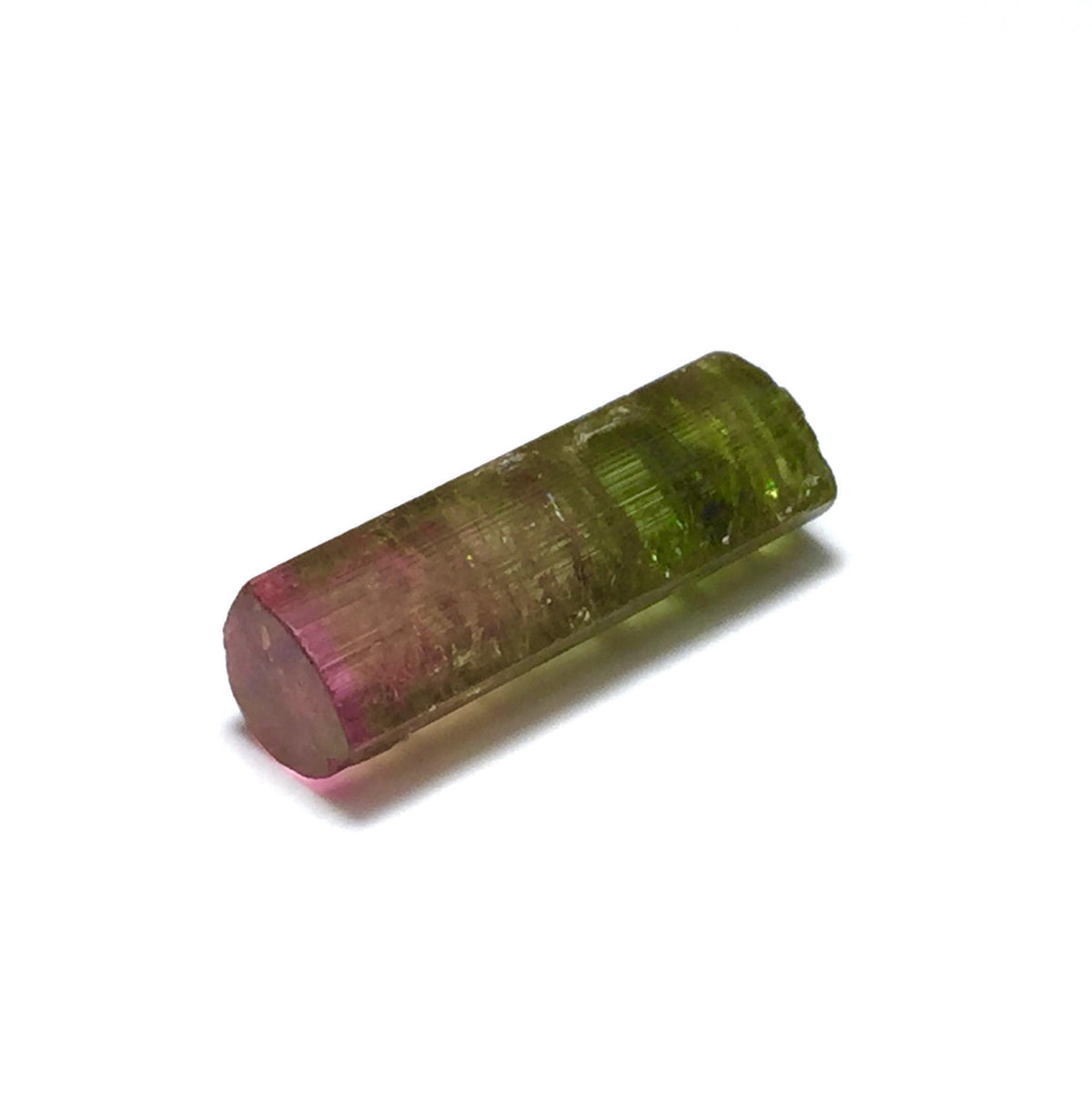 Hot Purple Cap Tri Colors Tourmaline Crystal