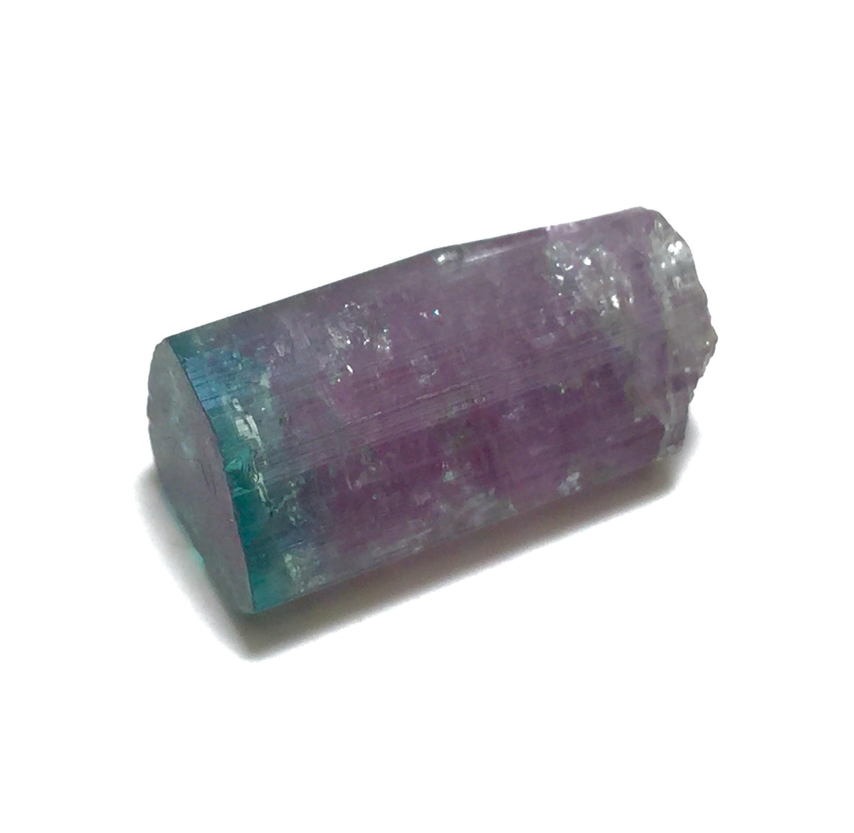Blue Cap Watermelon Tourmaline Crystal