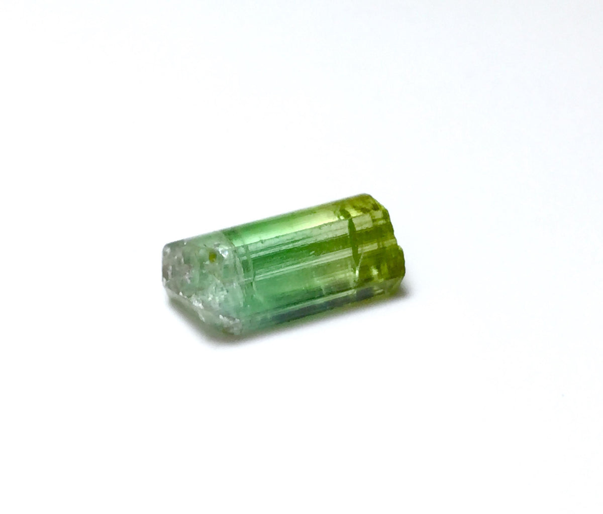 Apple Green  Tourmaline Crystal
