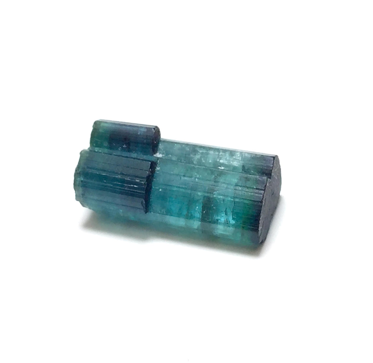 Blue Cap Bi Color Terminated Tourmaline Crystal