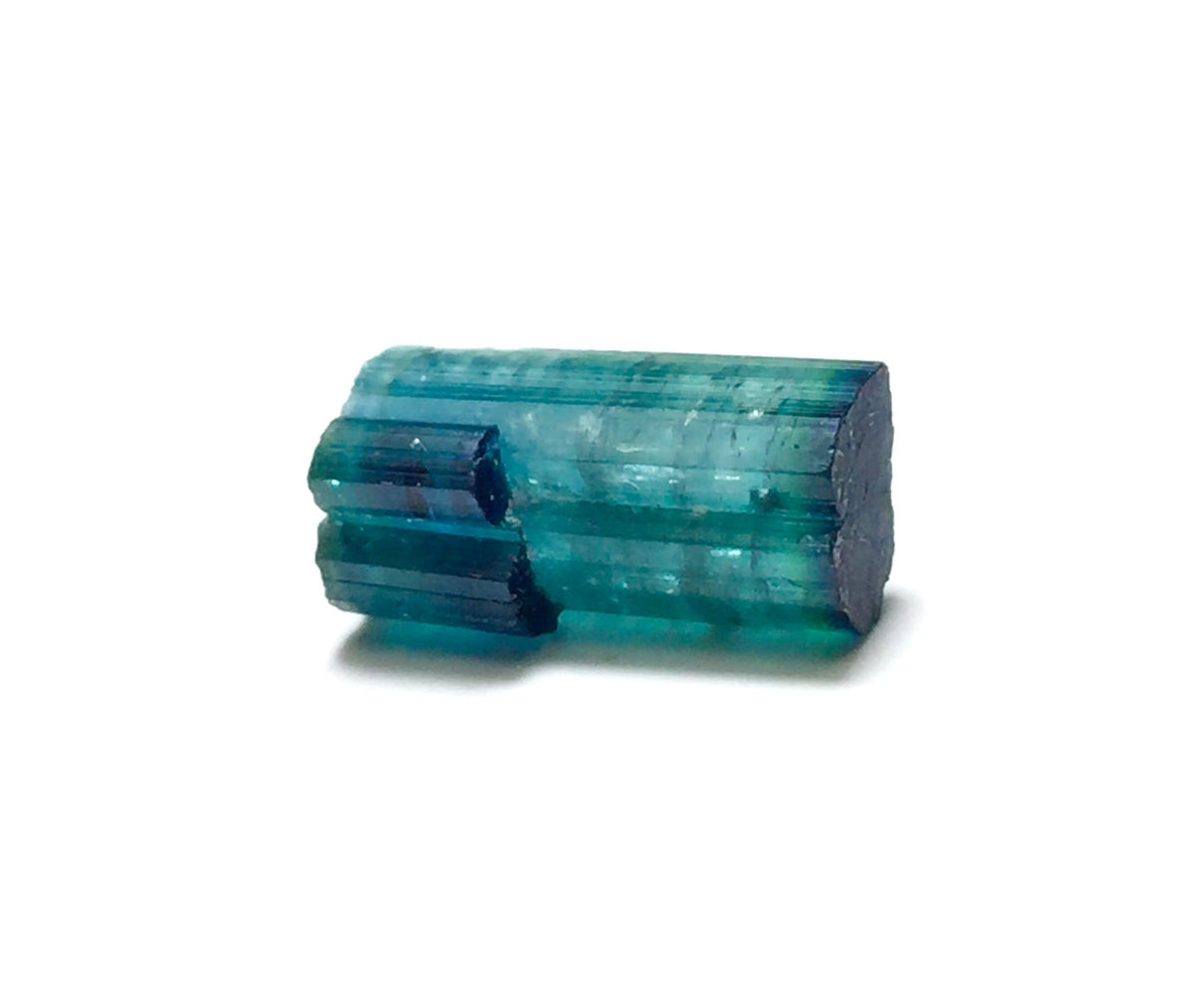 Blue Cap Bi Color Terminated Tourmaline Crystal