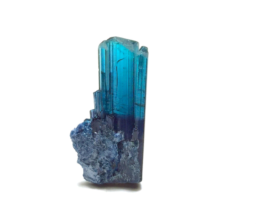 Ink Blue Tourmaline Specimen
