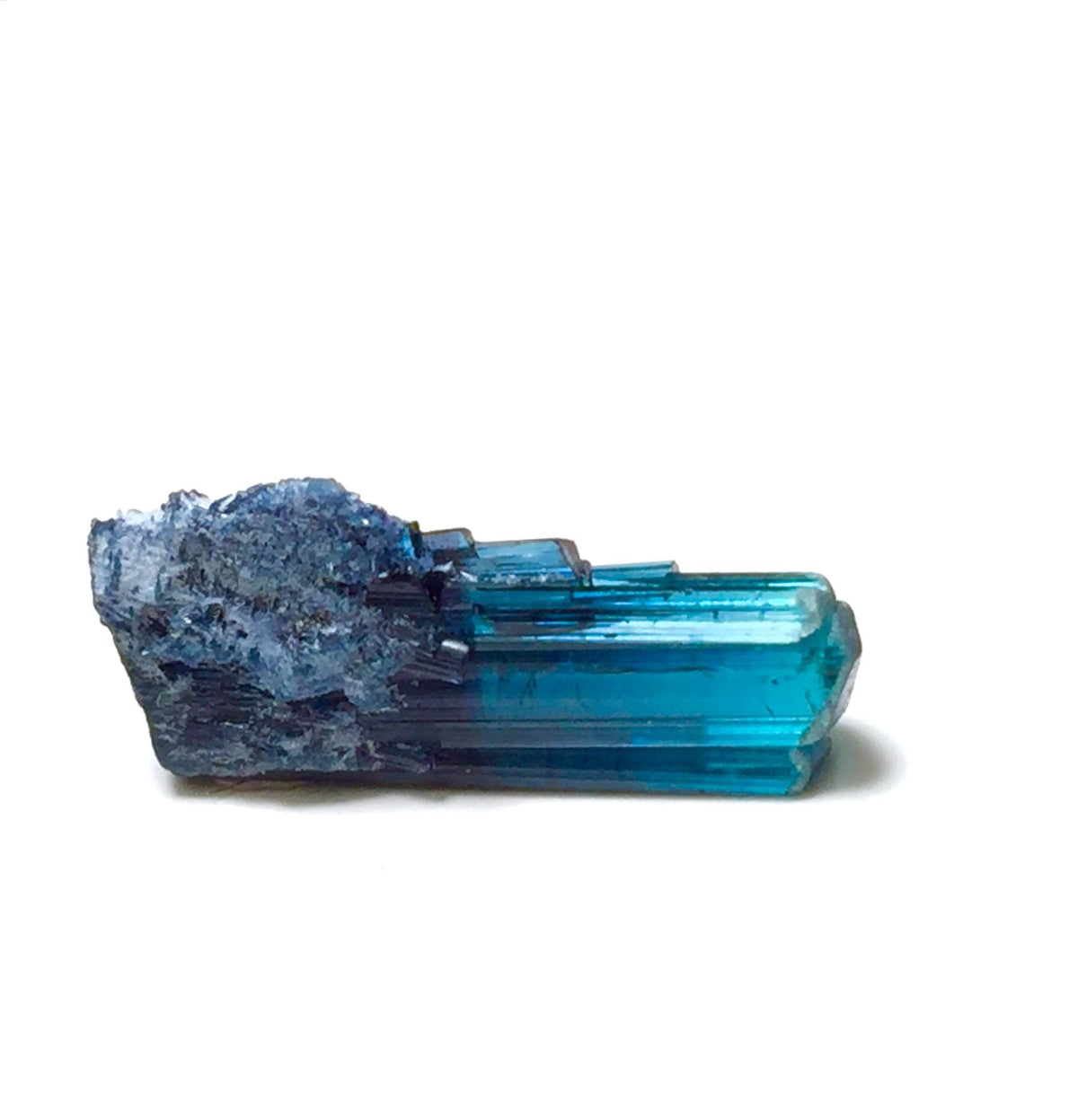 Ink Blue Tourmaline Specimen