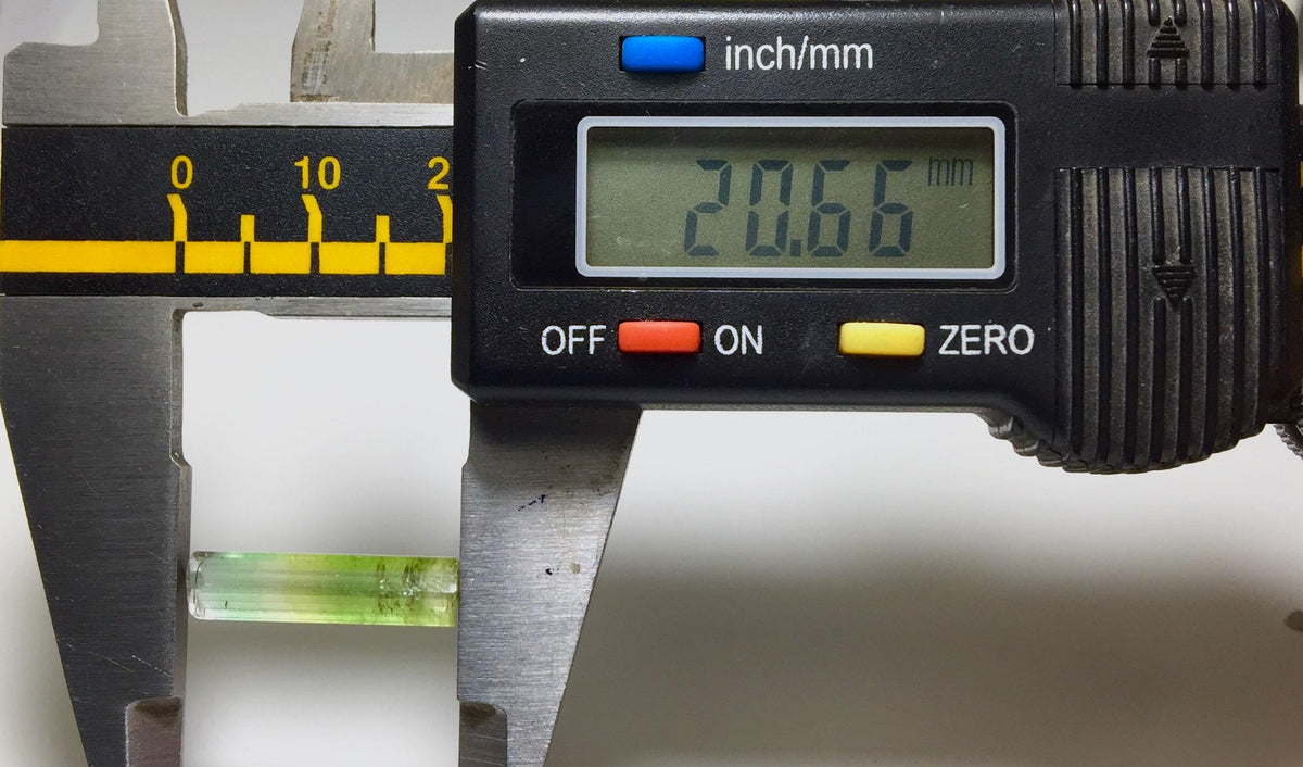 Apple Green  Tourmaline Crystal