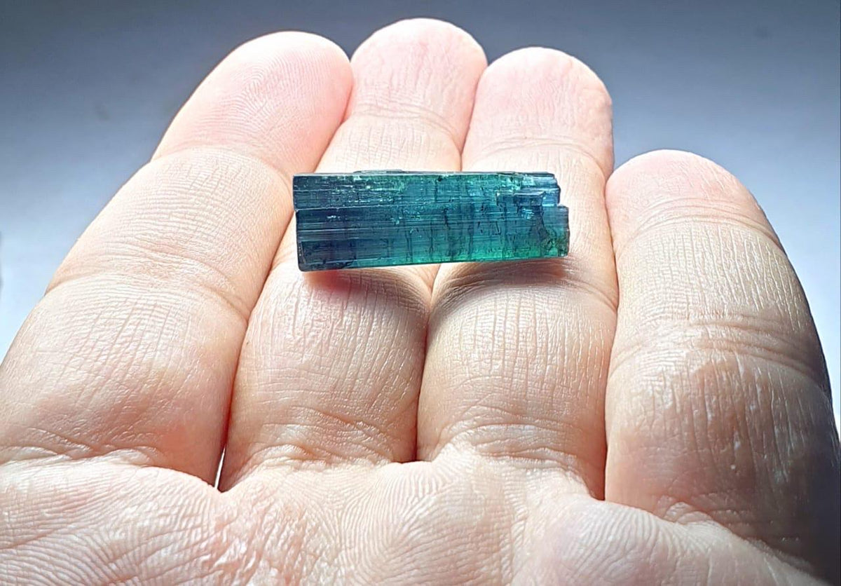 Ink Blue Tourmaline Crystal