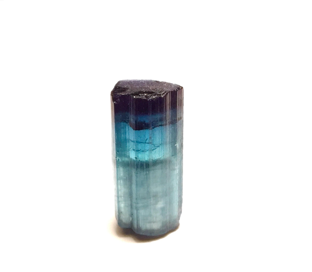 Ink Blue Cap  Tourmaline Crystal