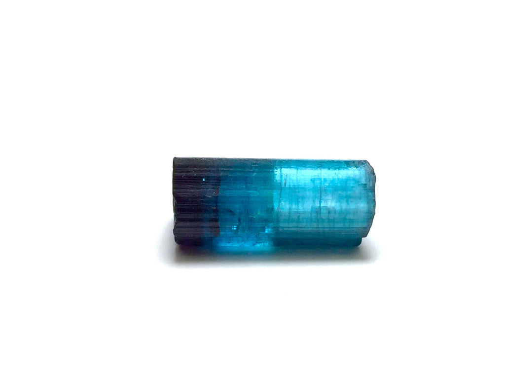 Ink Blue Cap  Tourmaline Crystal