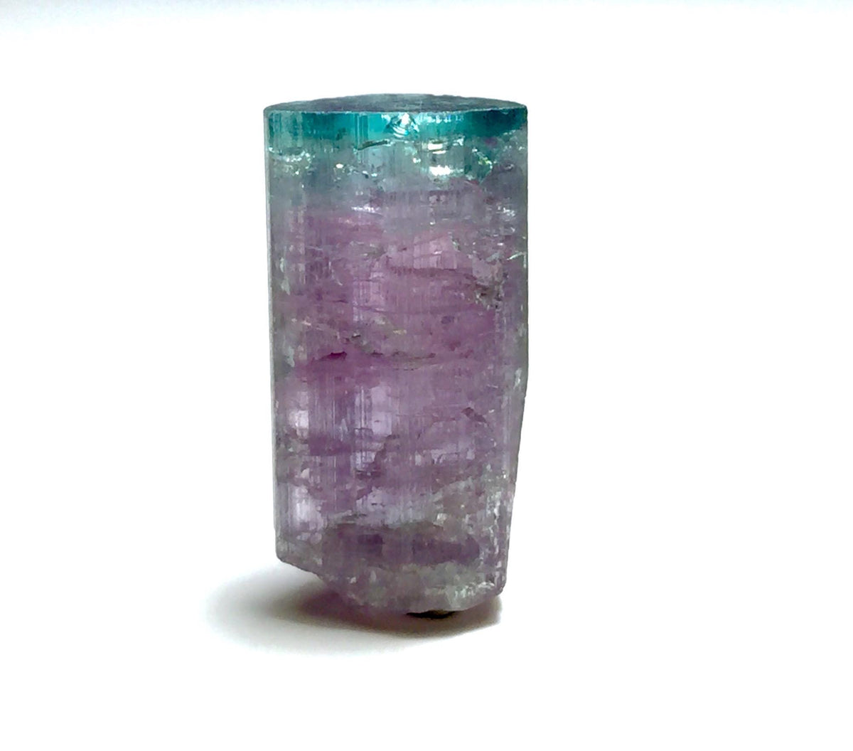 Blue Cap Watermelon Tourmaline Crystal