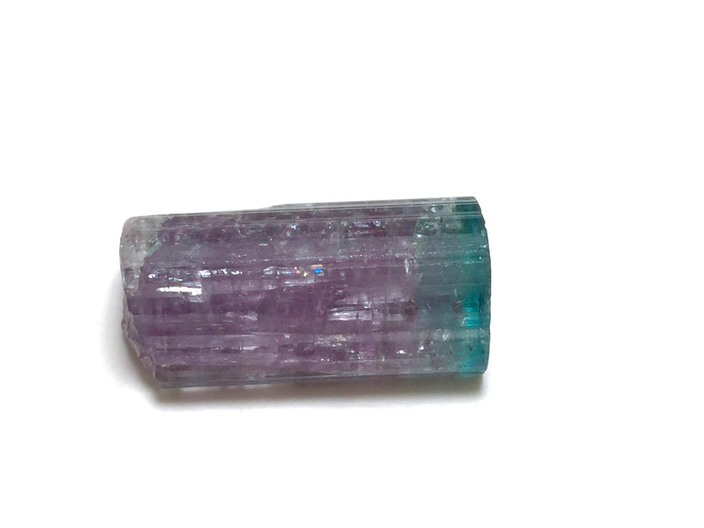 Blue Cap Watermelon Tourmaline Crystal