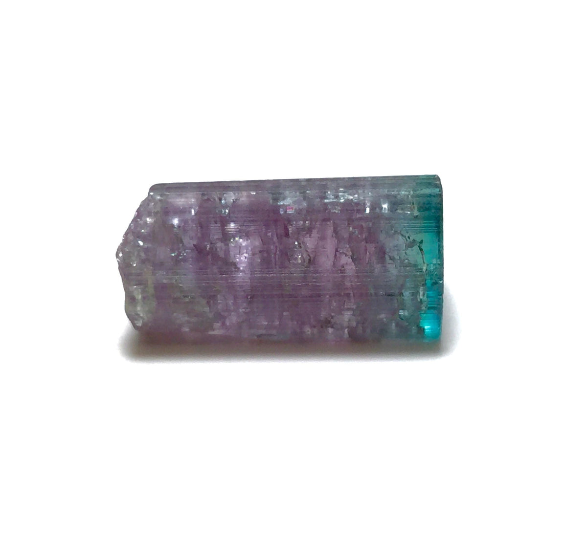 Blue Cap Watermelon Tourmaline Crystal