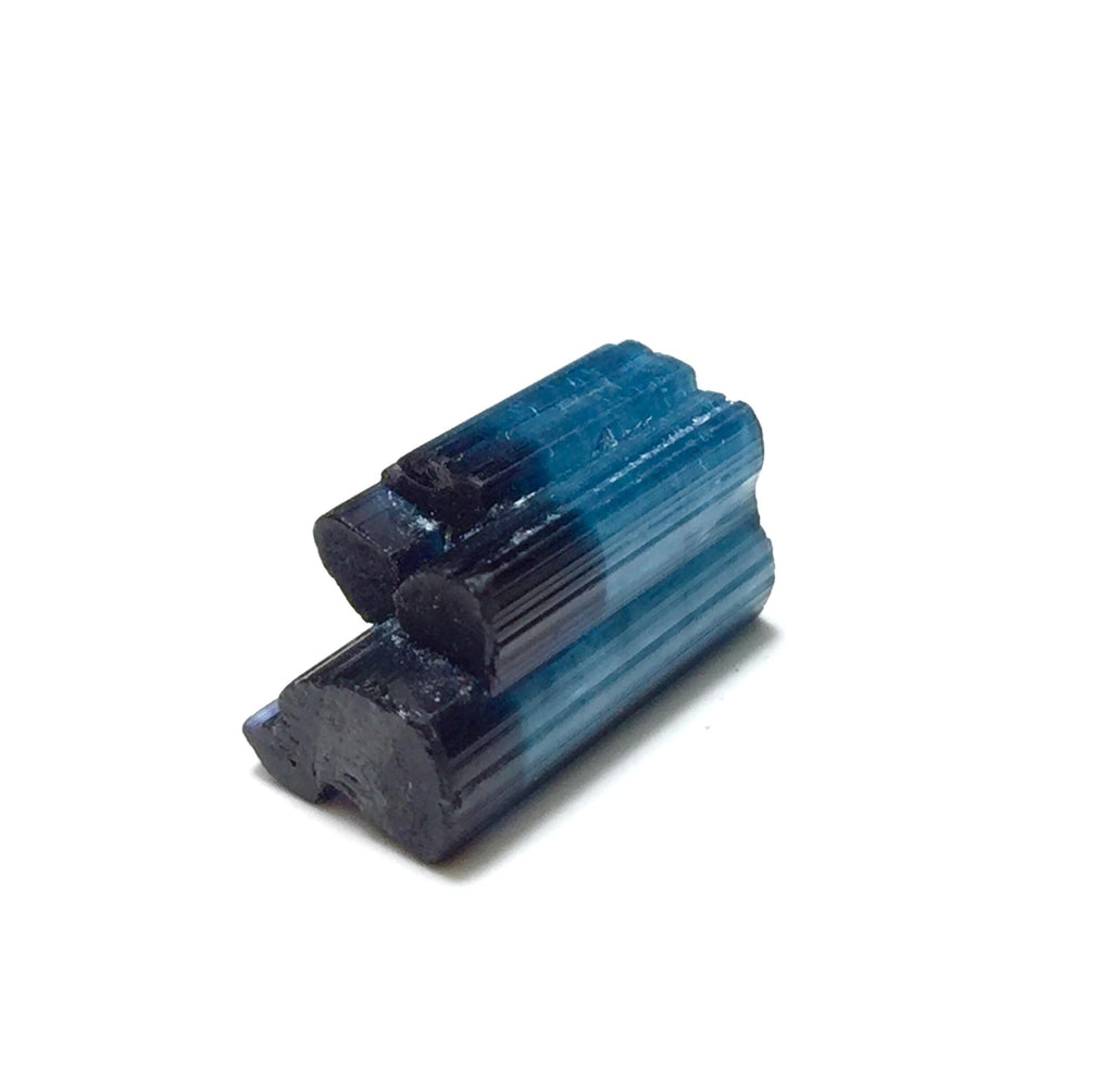 Stepwise Indicolite Tourmaline Crystals