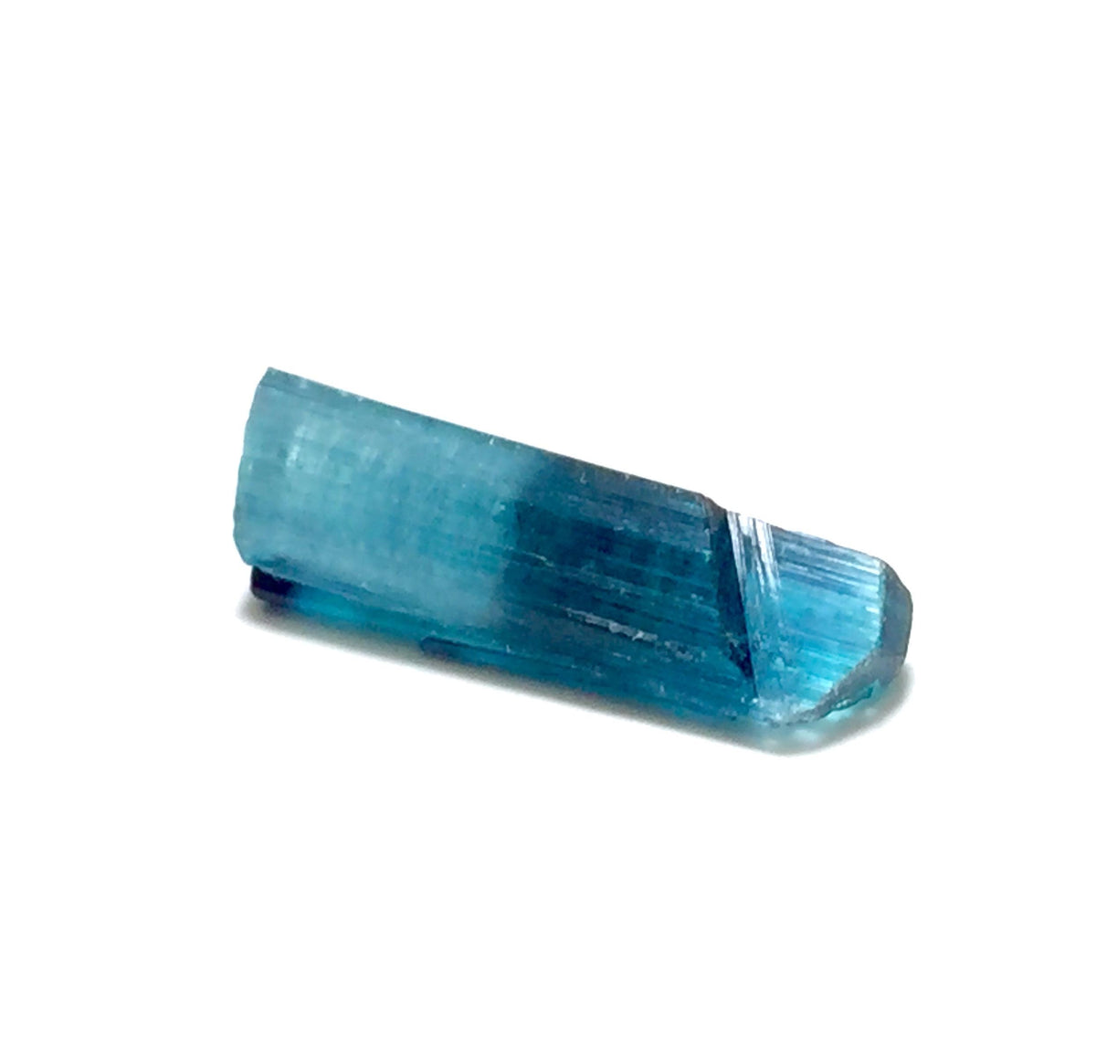 Neon Blue Terminated Tourmaline Crystal