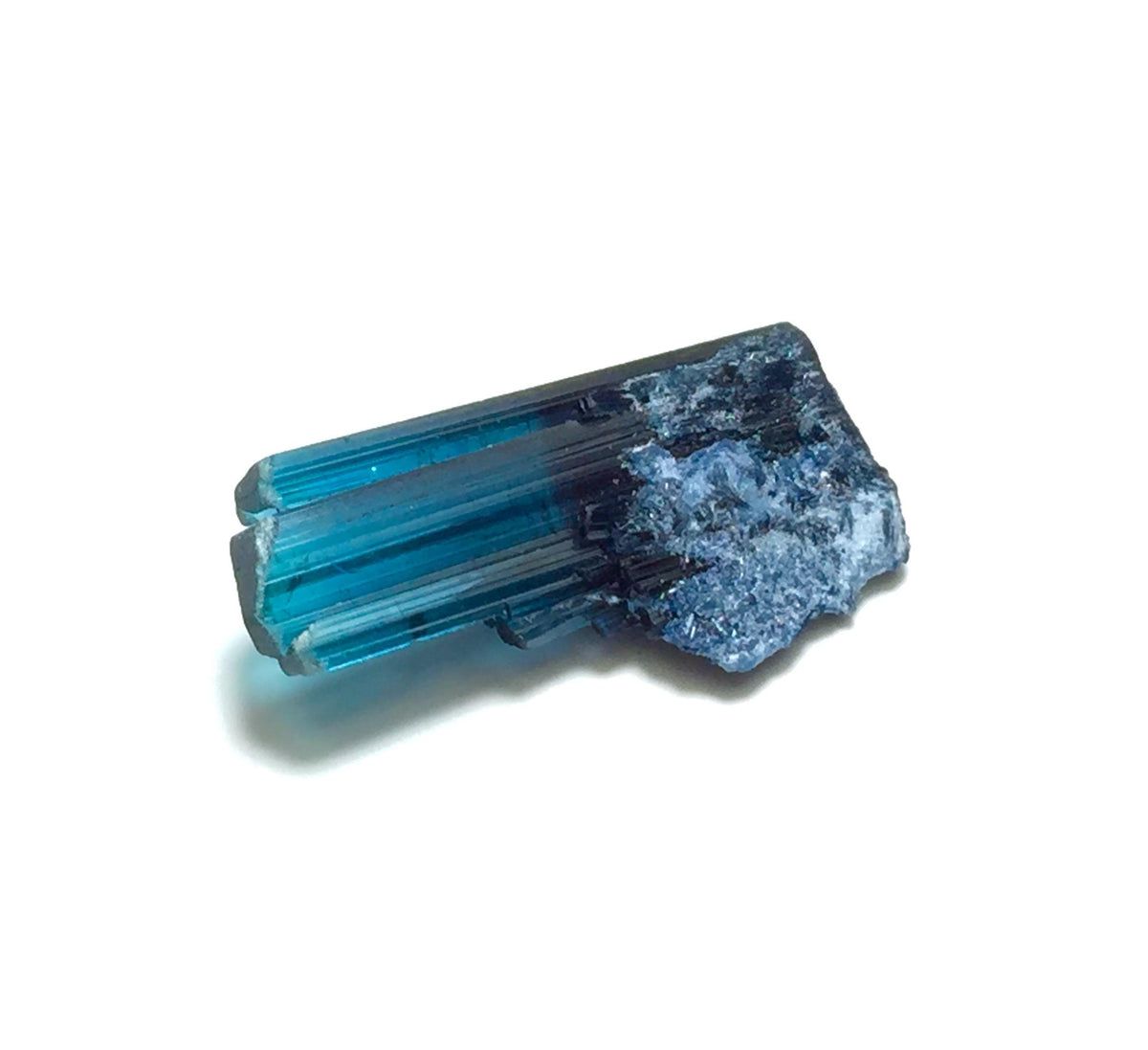 Ink Blue Tourmaline Specimen