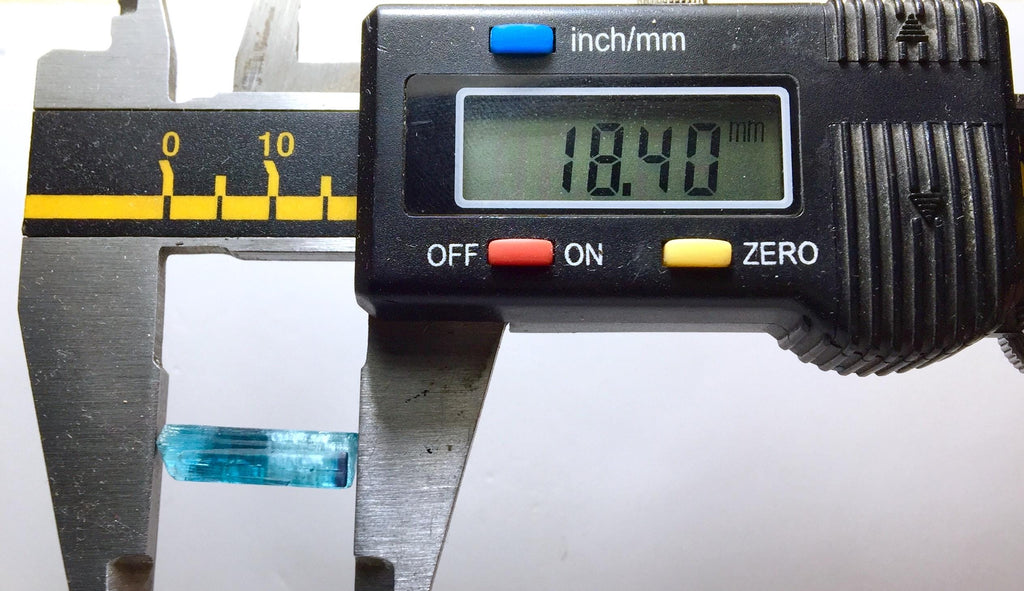 Neon Blue Terminated Tourmaline Crystal