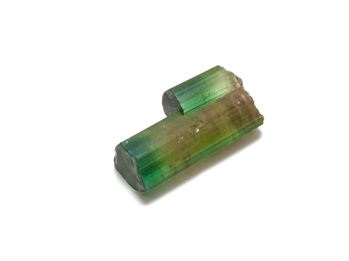 Elbaite Watermelon Tourmaline  Twins Crystals