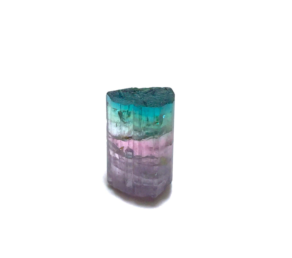 Blue Cap Watermelon Tourmaline Crystal