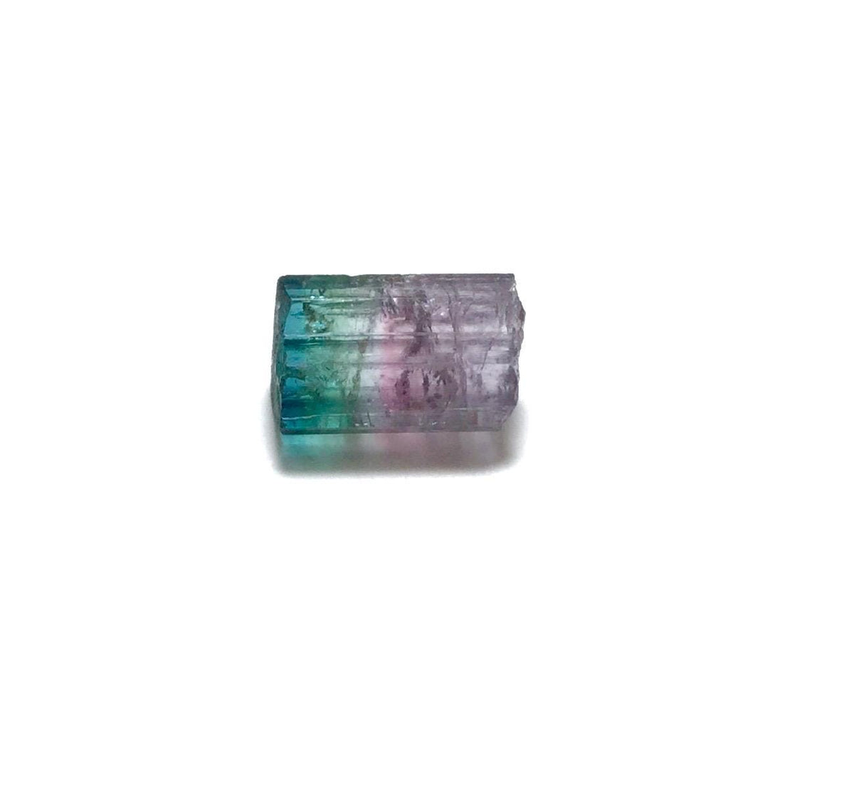 Blue Cap Watermelon Tourmaline Crystal