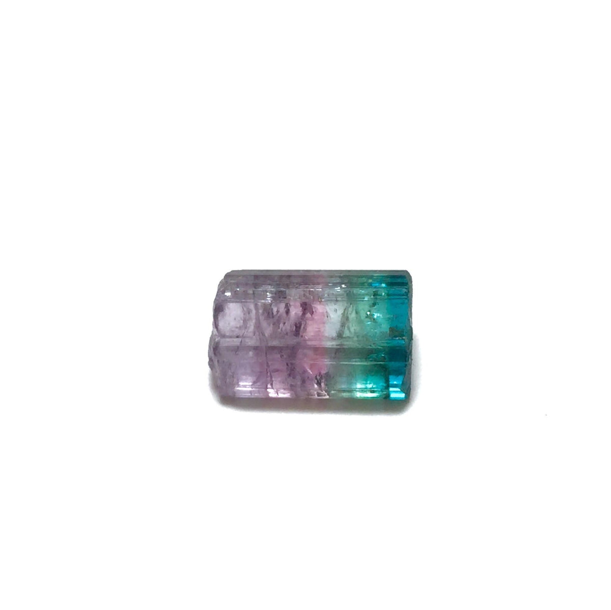 Blue Cap Watermelon Tourmaline Crystal