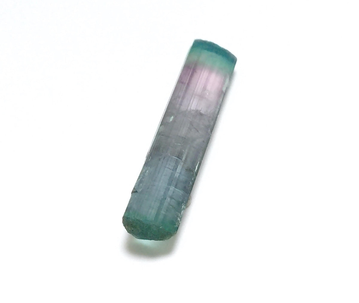 Bi Color Double Terminated Tourmaline Crystal