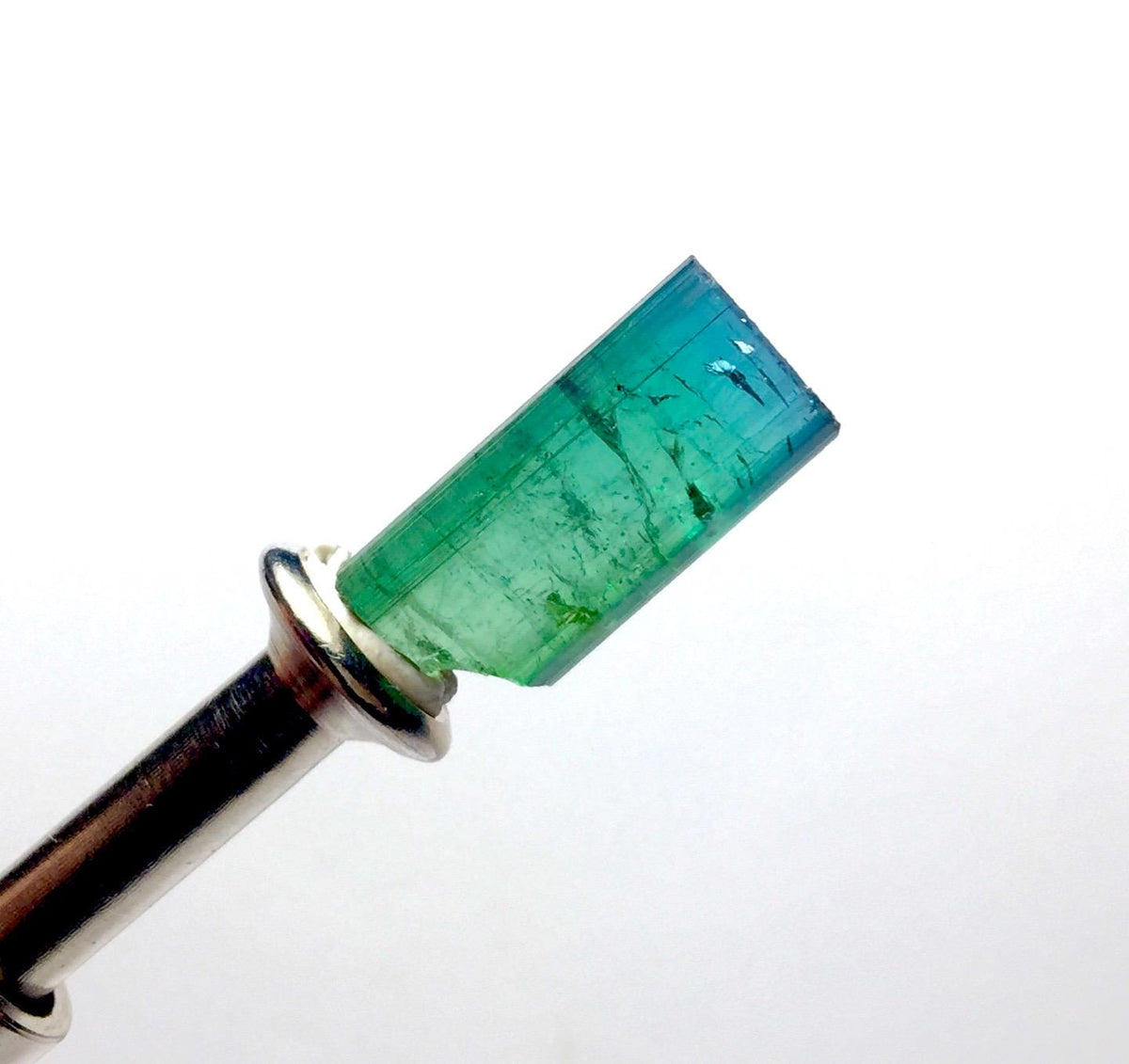 Bi Color Terminated Tourmaline Crystal
