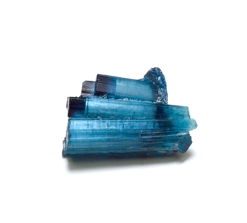 Blue Bi Tourmaline Bunch Specimen