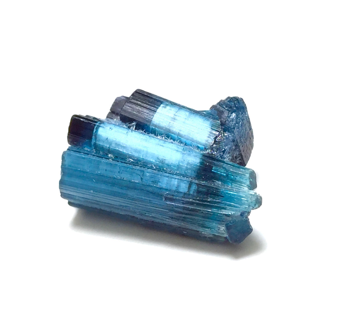 Blue Bi Tourmaline Bunch Specimen