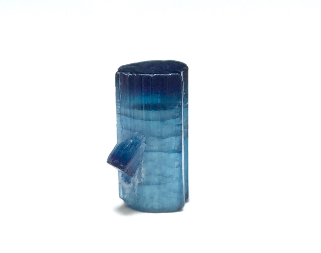 Ink Blue Cap  Tourmaline Crystal