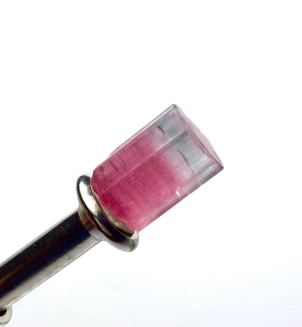 Bi Color Terminated Tourmaline Crystal