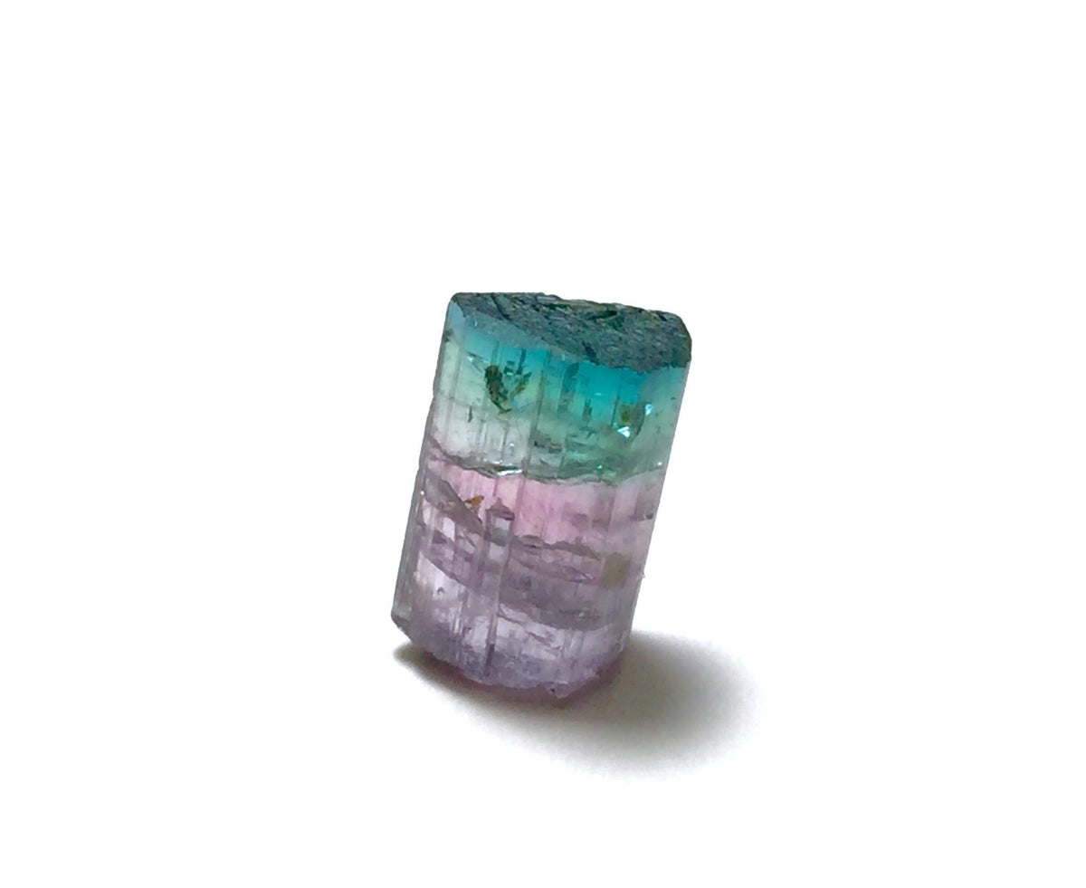 Blue Cap Watermelon Tourmaline Crystal