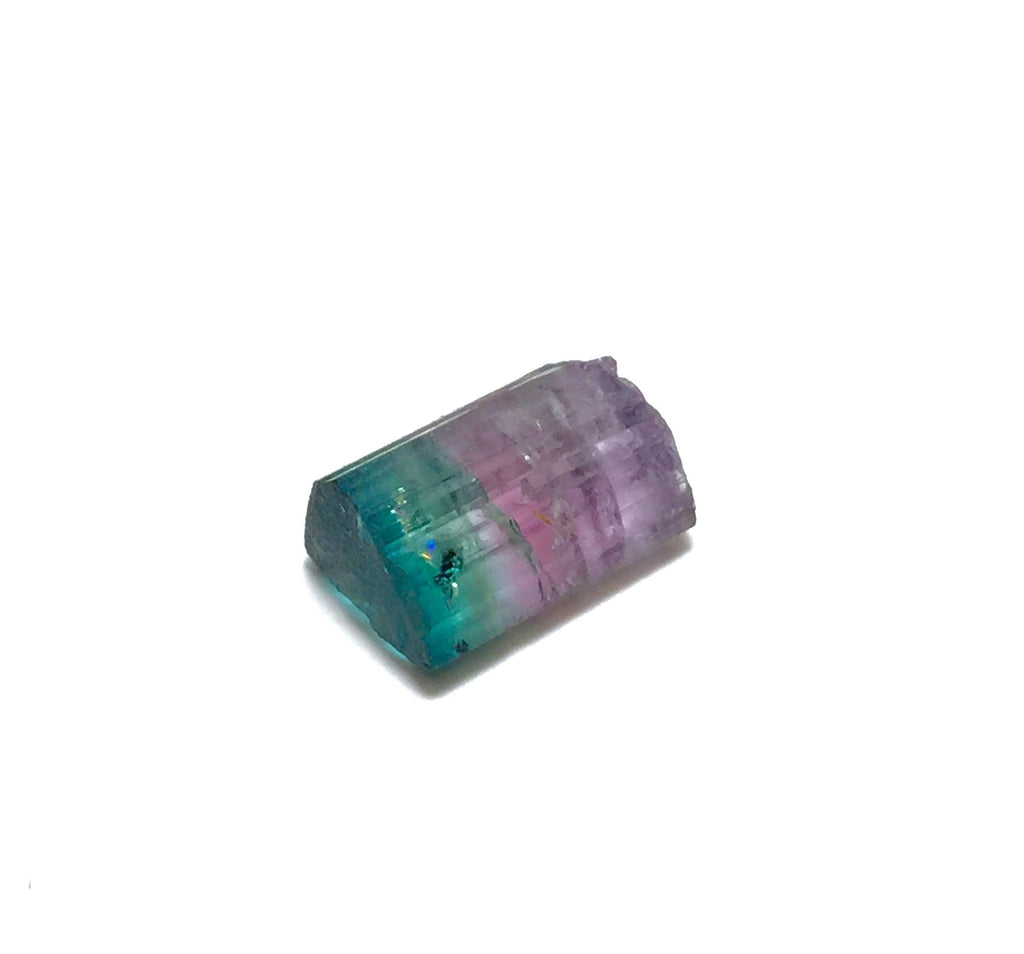Blue Cap Watermelon Tourmaline Crystal