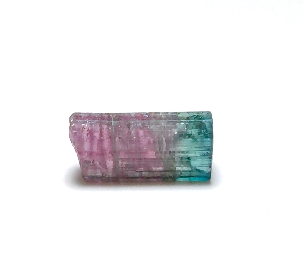 Blue Cap Watermelon Tourmaline Crystal