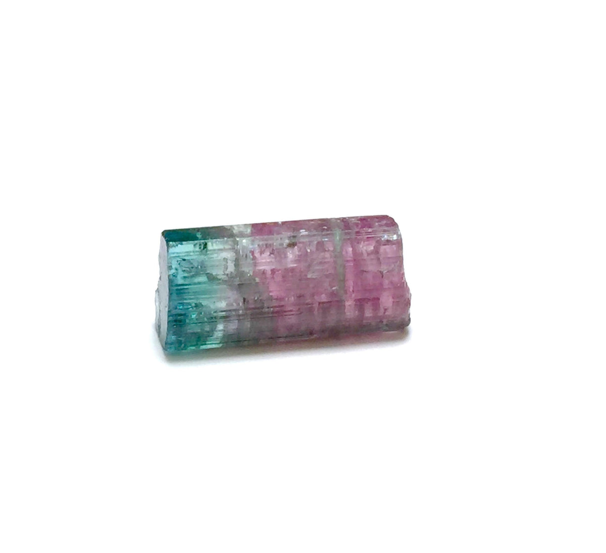 Blue Cap Watermelon Tourmaline Crystal