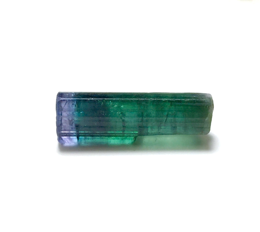 Purple Cap Bi Color Terminated Tourmaline Crystal