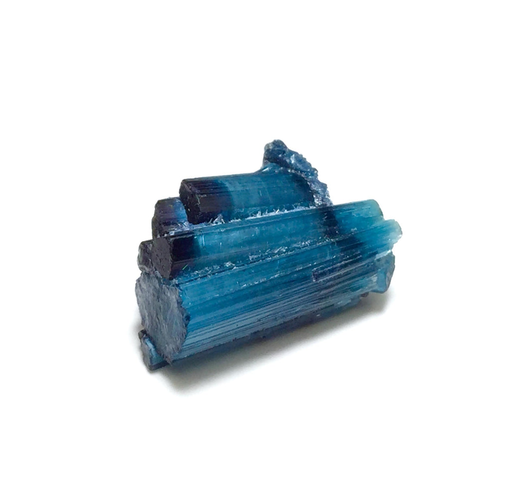 Blue Bi Tourmaline Bunch Specimen