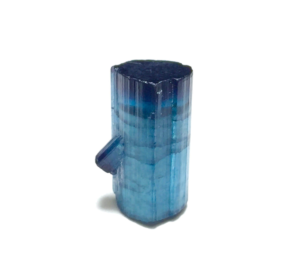 Ink Blue Cap  Tourmaline Crystal
