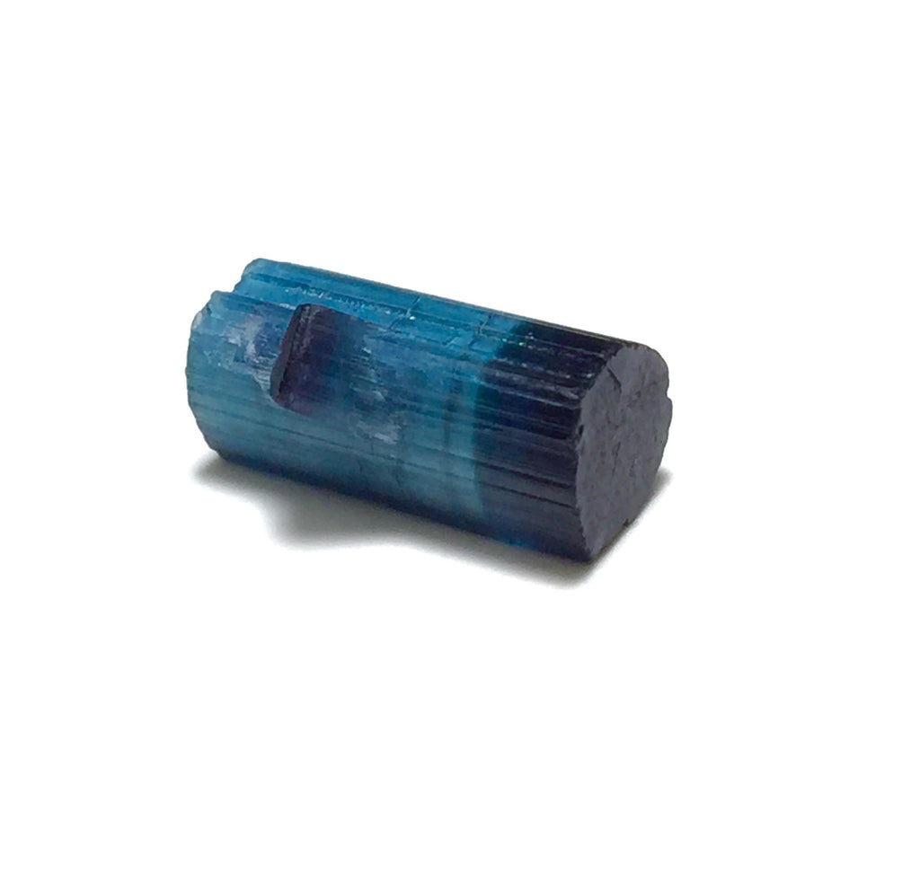 Ink Blue Cap  Tourmaline Crystal