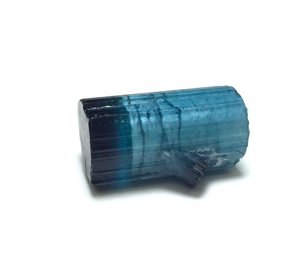 Ink Blue Cap  Tourmaline Crystal