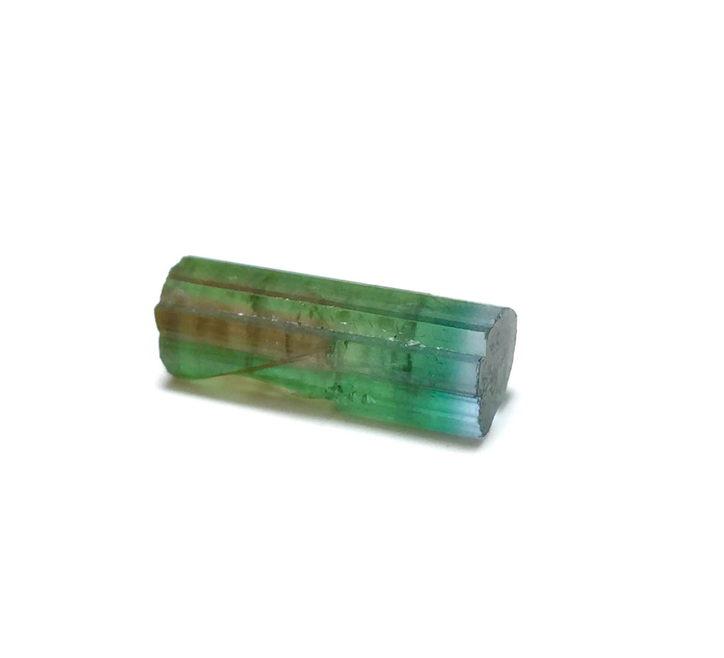 Purple Cap Tri Color Terminated Tourmaline Crystal