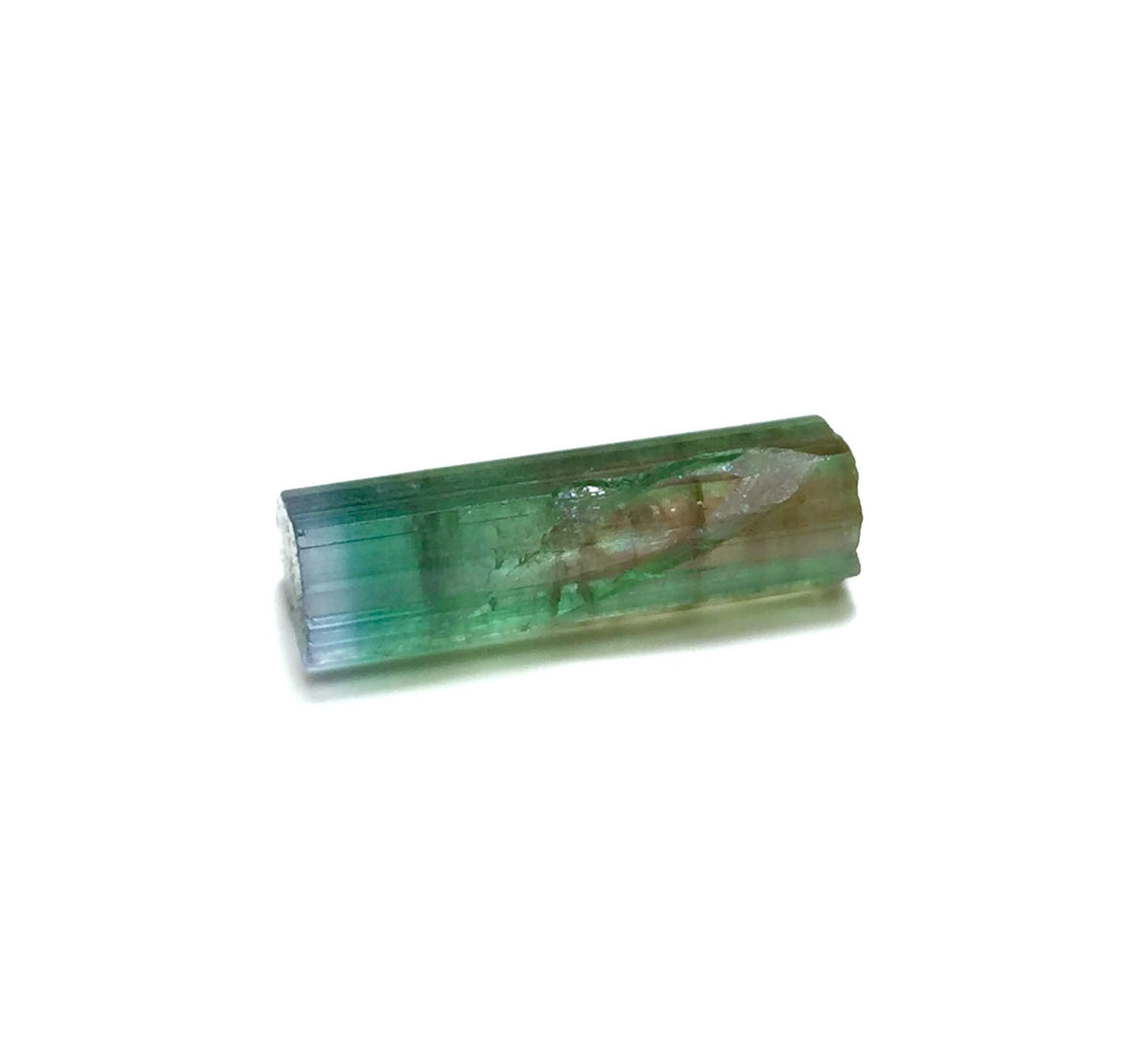 Purple Cap Tri Color Terminated Tourmaline Crystal