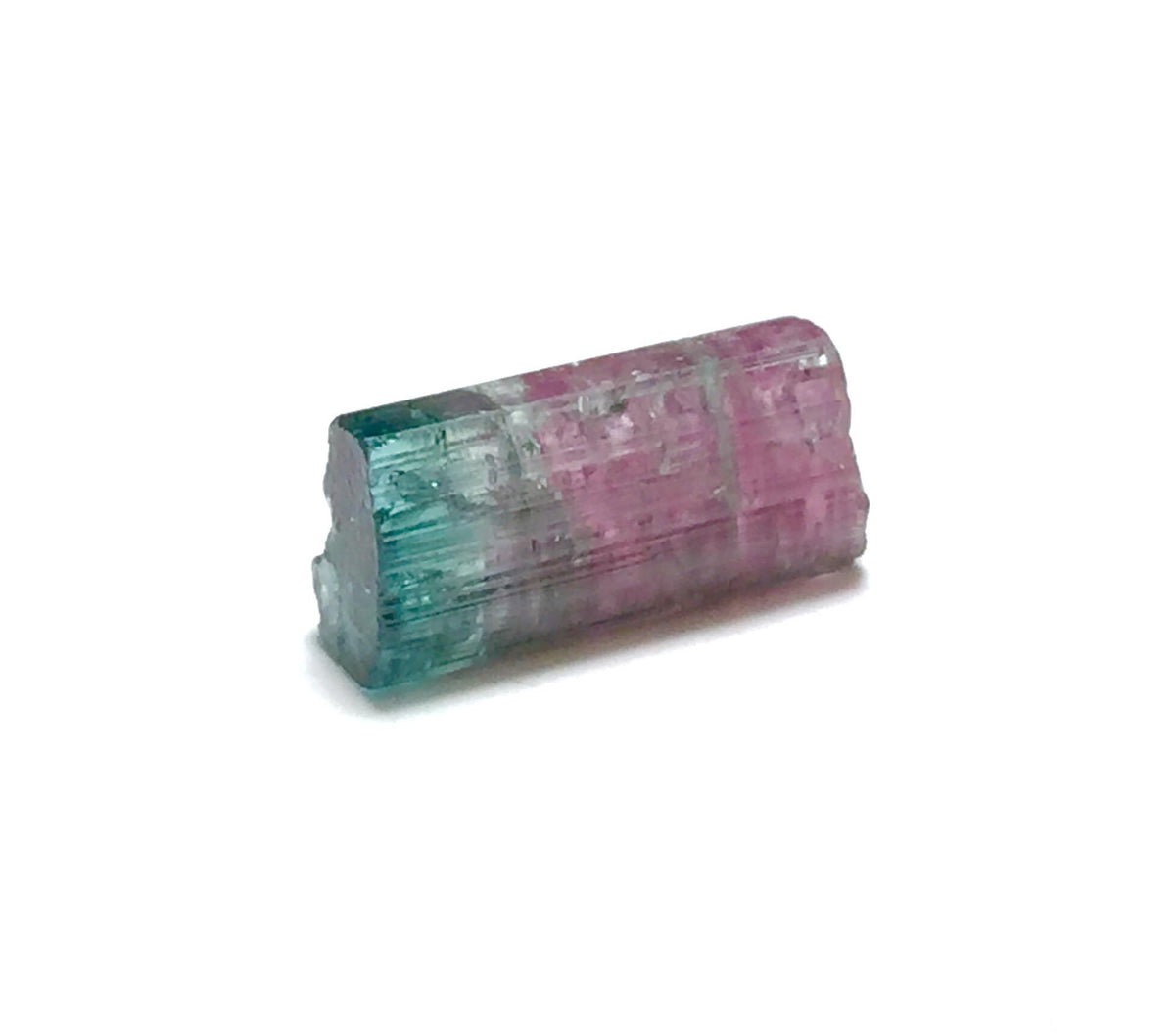 Blue Cap Watermelon Tourmaline Crystal