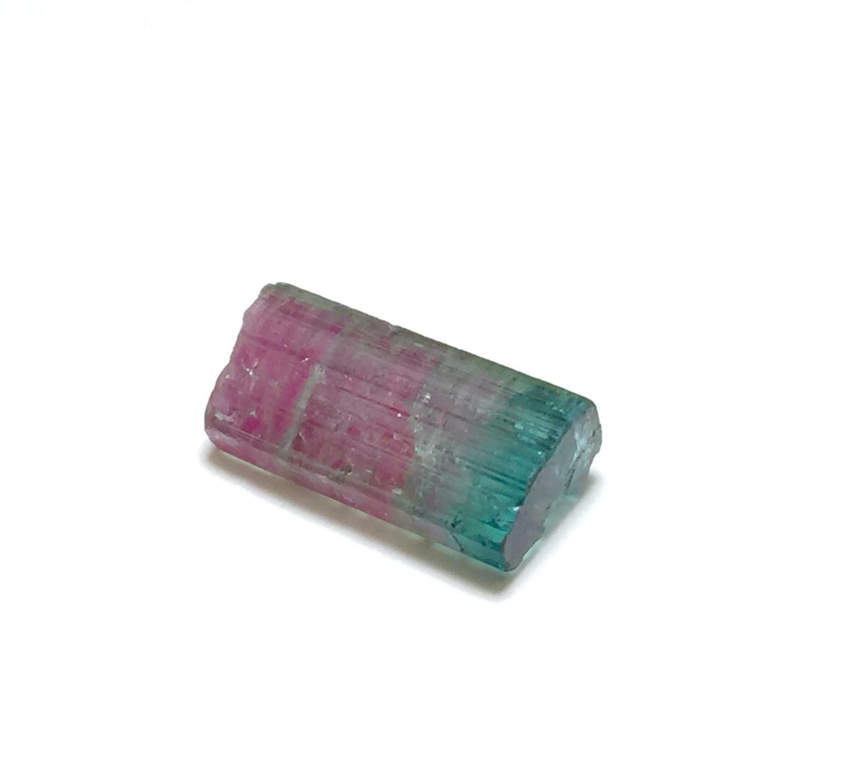 Blue Cap Watermelon Tourmaline Crystal