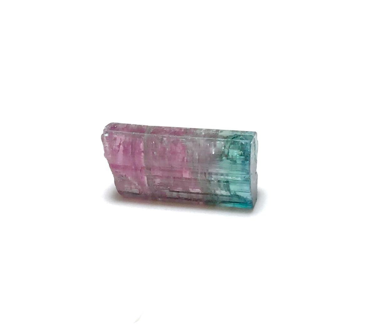 Blue Cap Watermelon Tourmaline Crystal