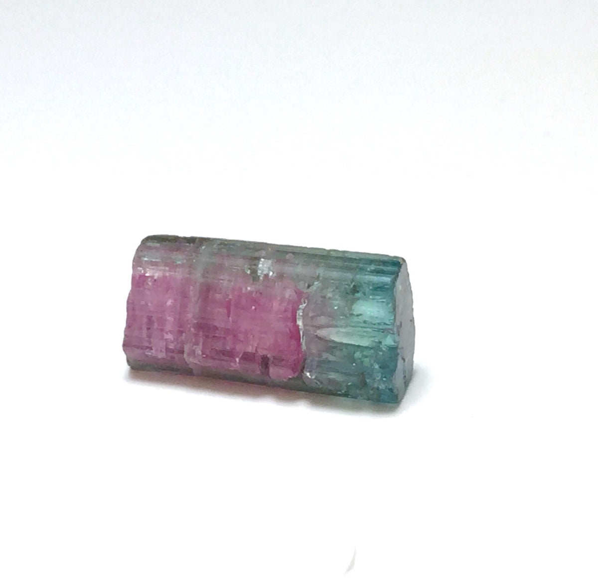 Blue Cap Watermelon Tourmaline Crystal