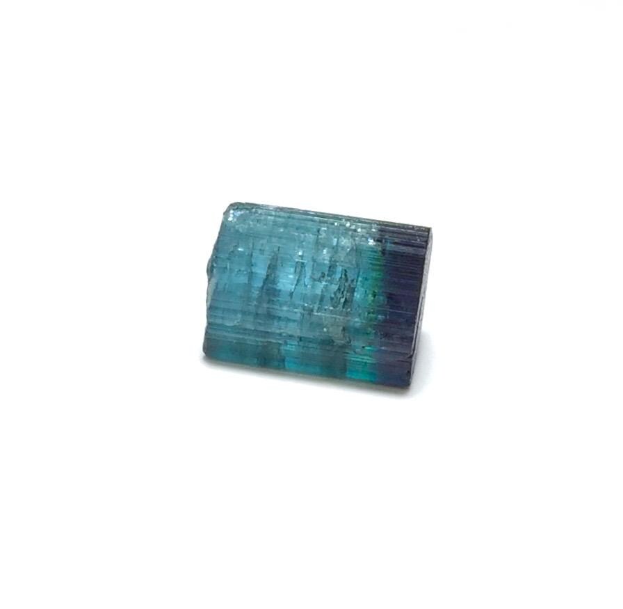 Blue Cap Bi Colour Tourmaline Crystal