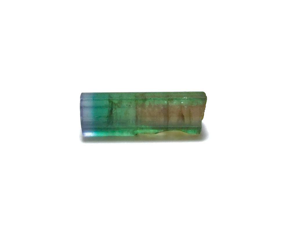 Purple Cap Tri Color Terminated Tourmaline Crystal